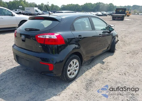 2016 Kia Rio Ex from USA, damaged, VIN KNADN5A36G6597197
